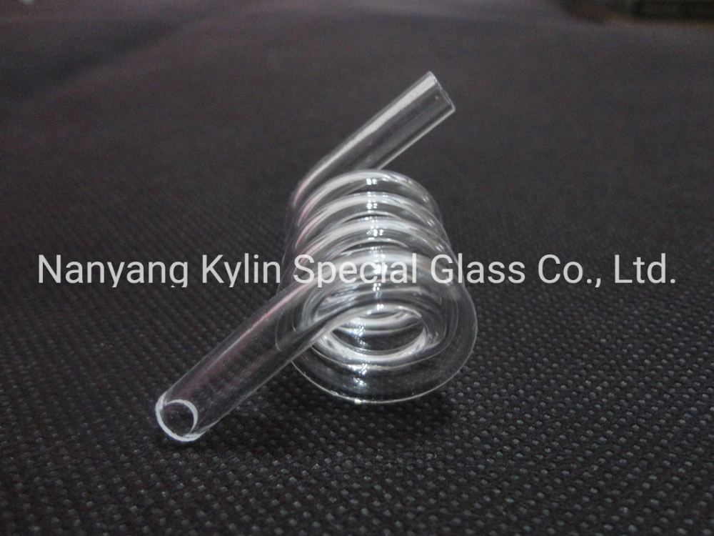 Heat Resistance Spiral Quartz Glass Tube Fused Coil Silica Quartz Glass Tube
